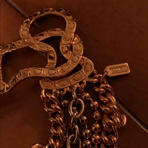 Coach Layered Chain Necklace - Picture 2 of 3
